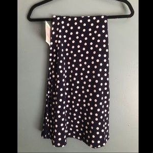 Lularoe Azure Navy Polka dots